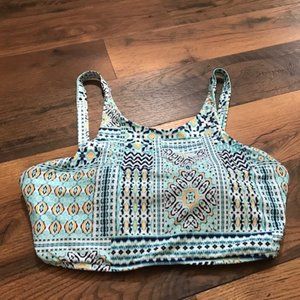 Mermaid Seafoam Bikini Top - Full Coverage Hollywood Hi-Neck